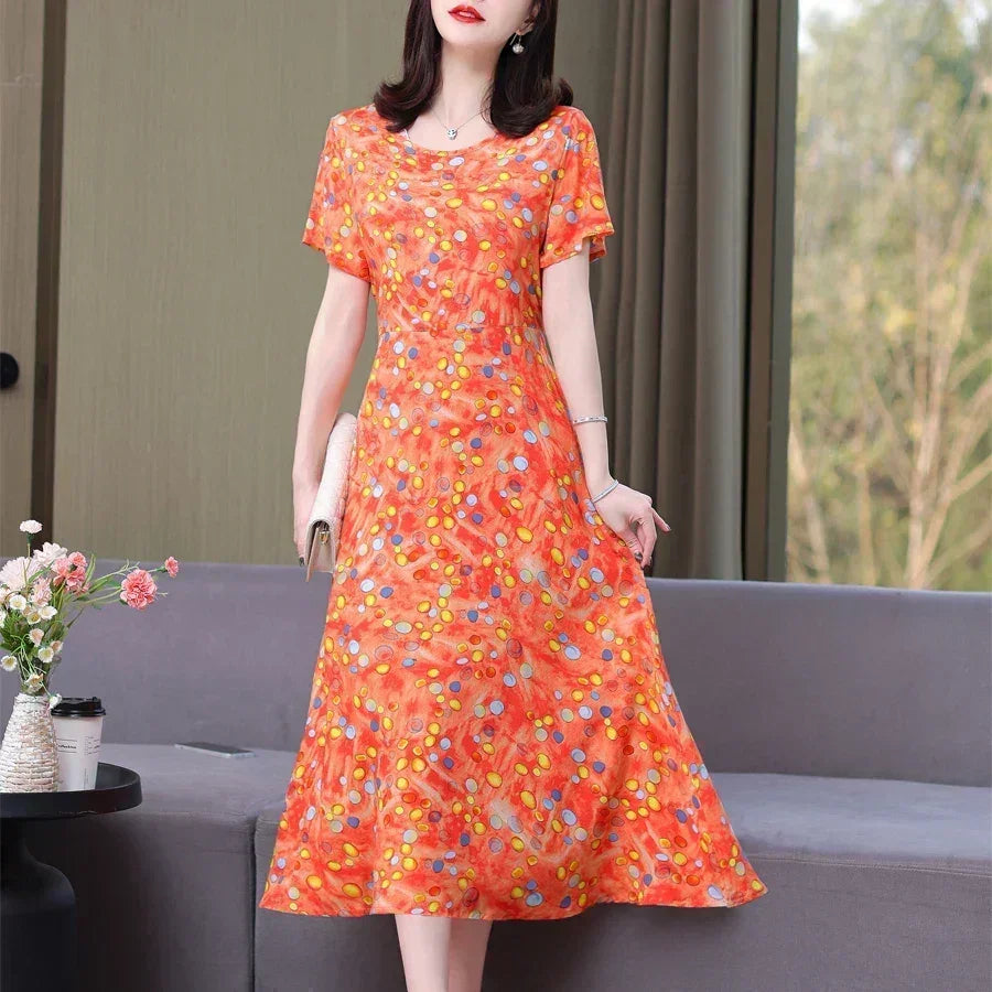 Women's Summer Vintage Print Dress