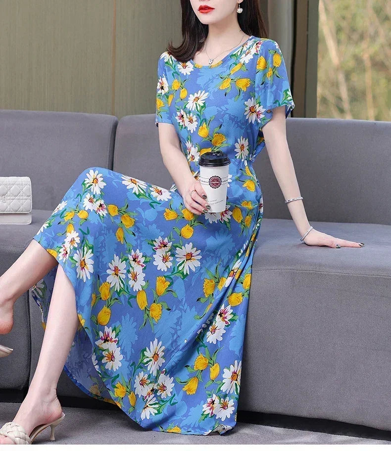Women's Summer Vintage Print Dress