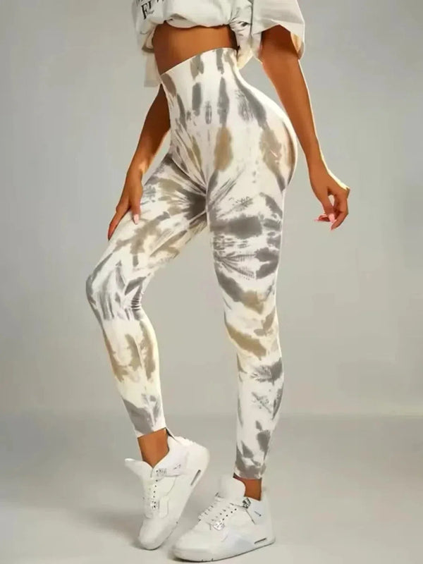 🧘‍♀️ Tie-Dye Seamless High-Waist Scrunch Butt Leggings