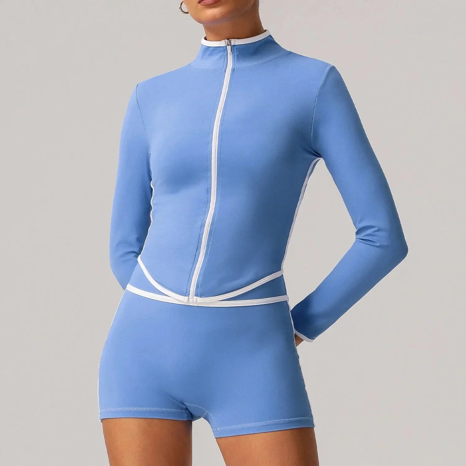 🖤 Seamless Yoga Set – High Waist, Hip-Lifting