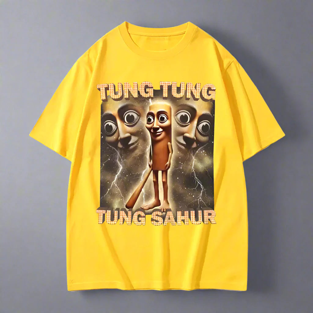 Tung Tung Tung Sahur Meme T-Shirt