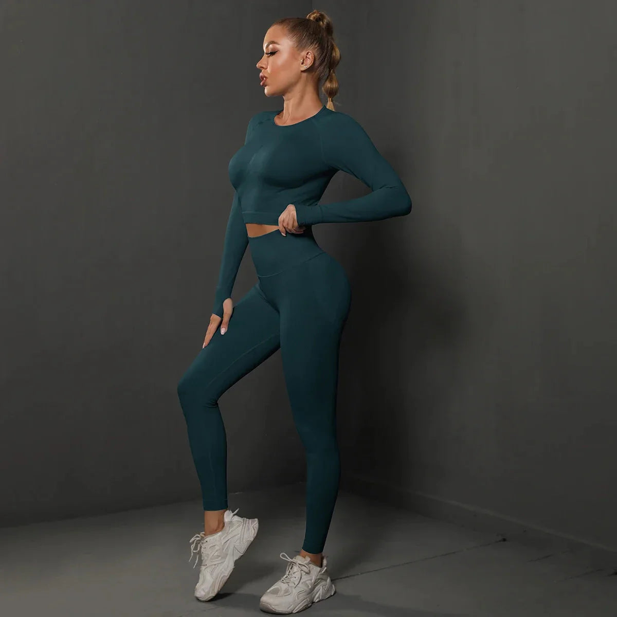 Women's Seamless Long Sleeve Yoga Top