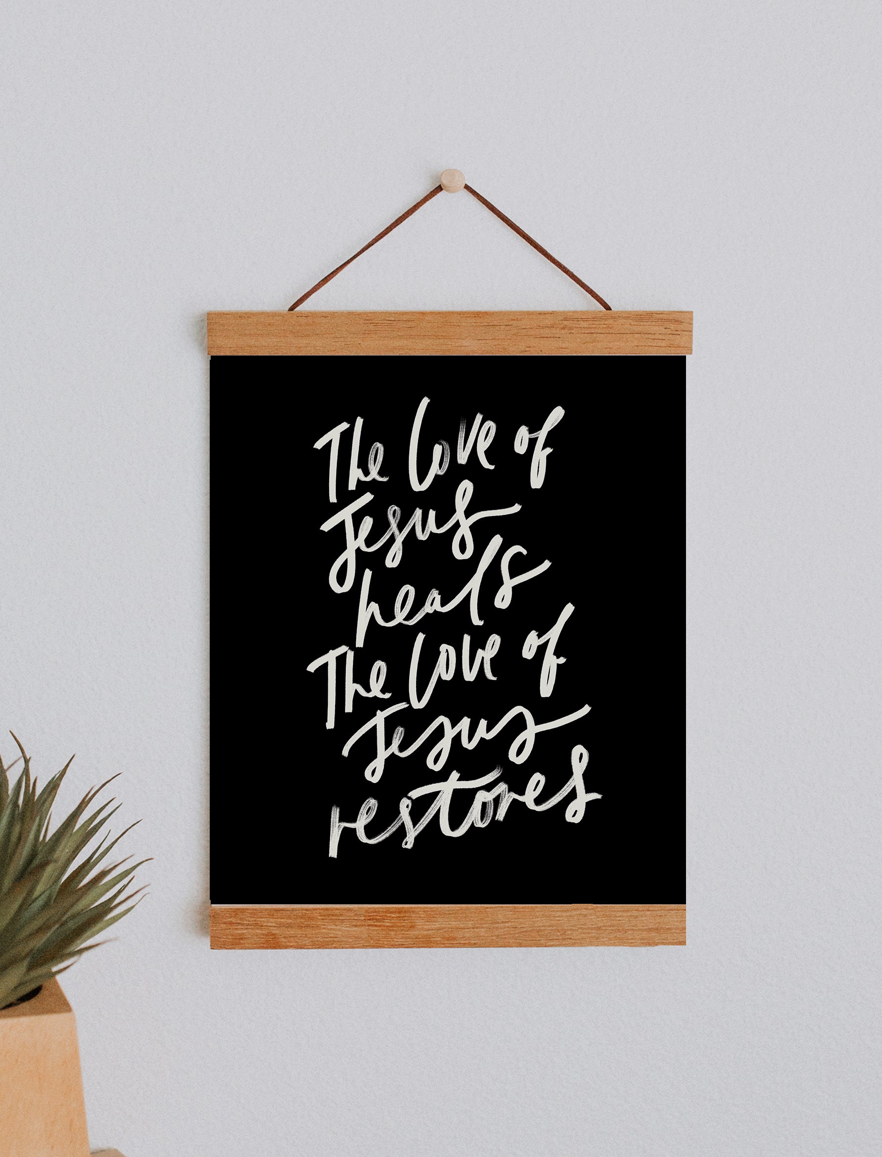 8x10 The love of Jesus