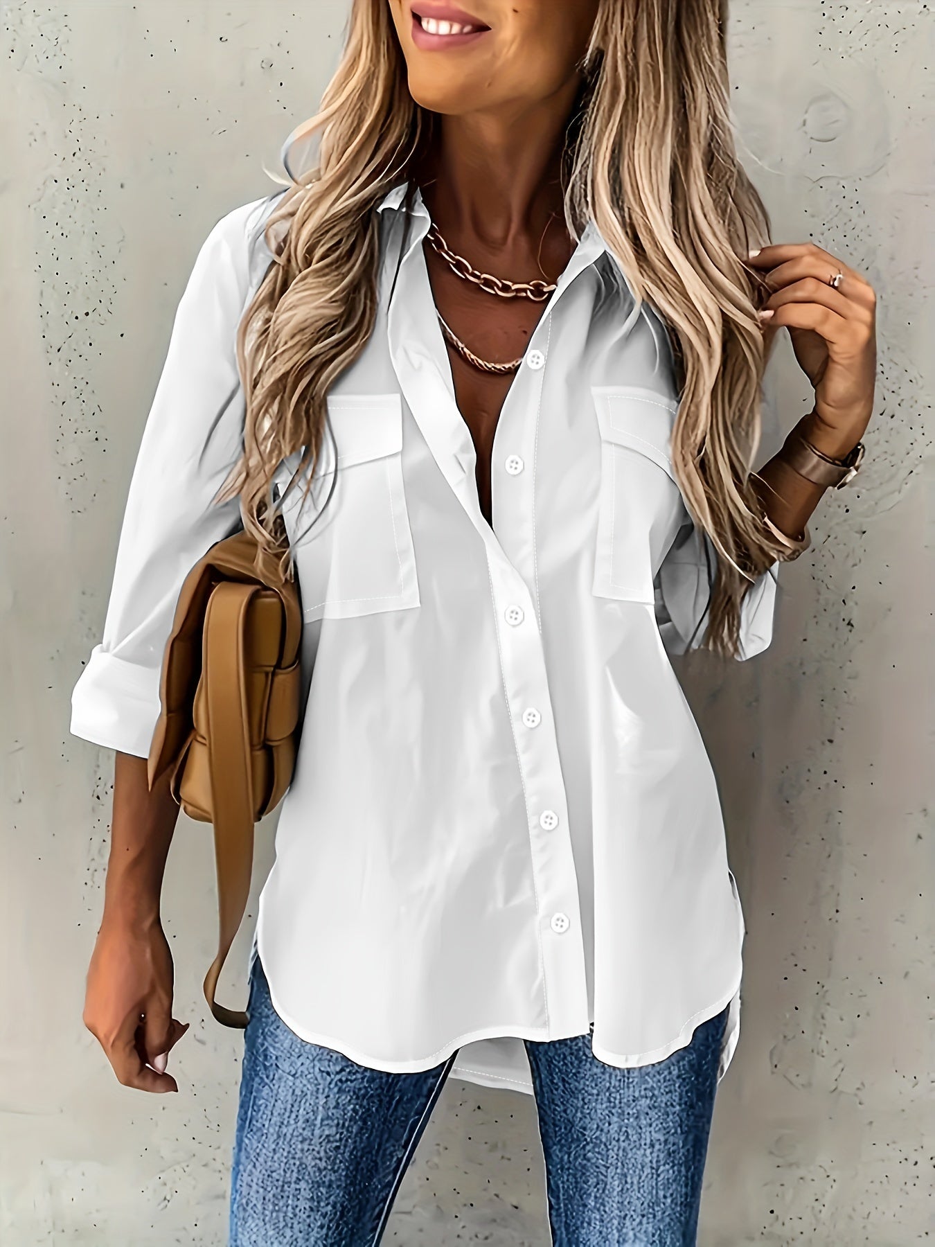 👚 Plus Size Women's Long Sleeve Two-Piece Casual Set