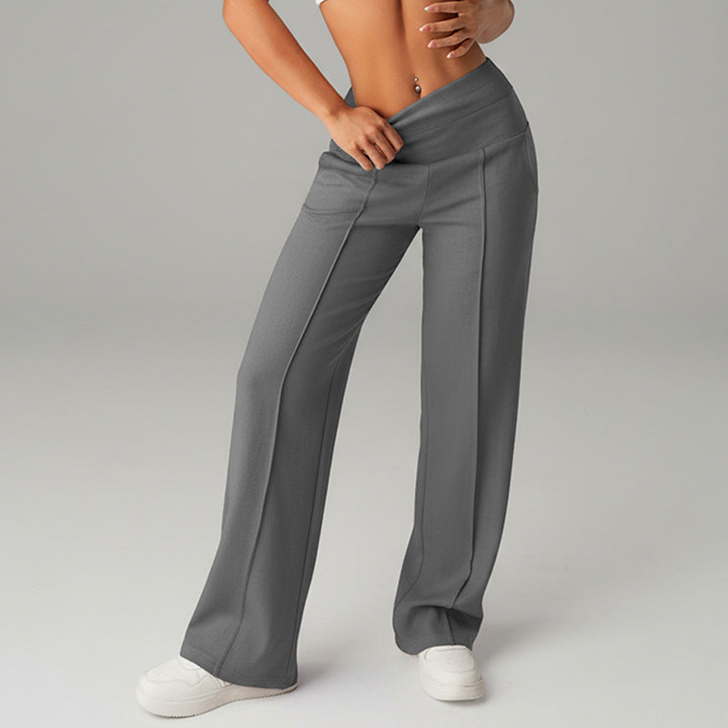 High Waisted Loose Fitting Wide Leg Women’s Sweatpants