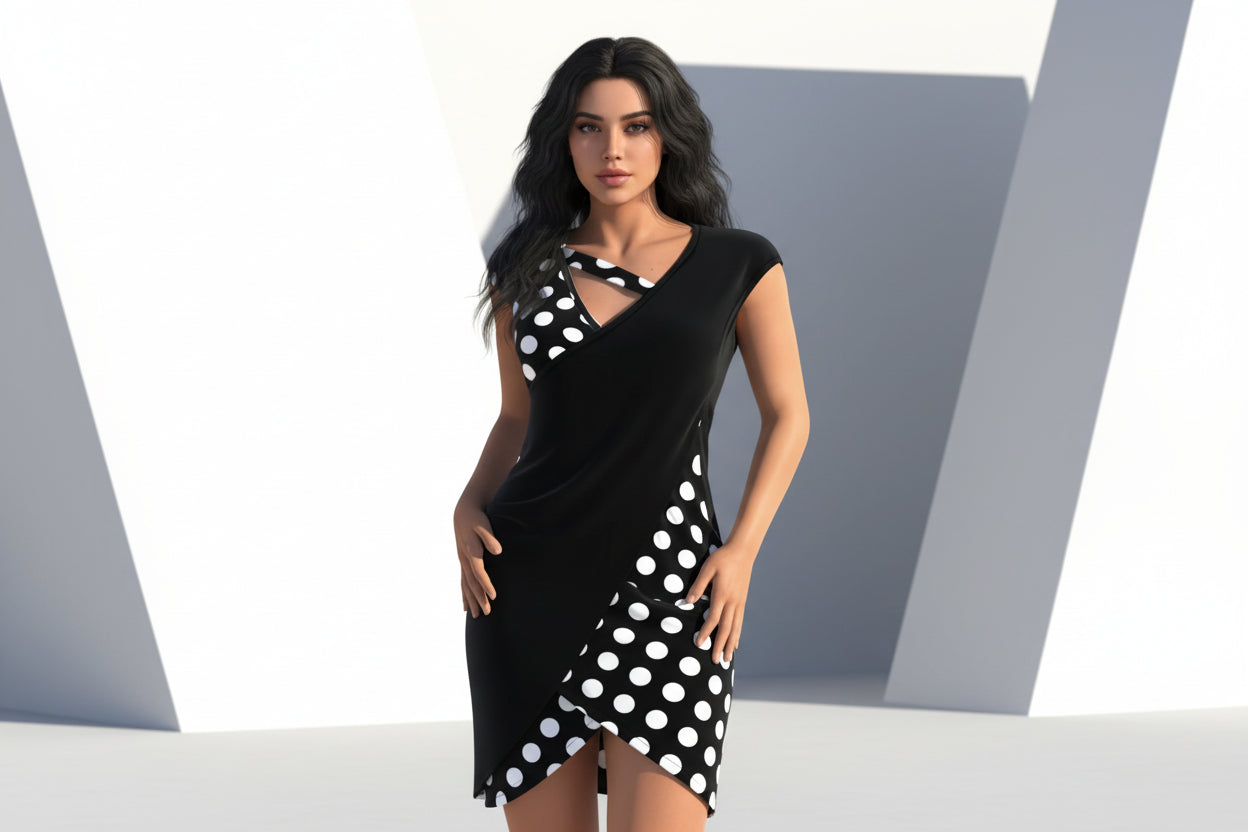 Women's Sleeveless Collar With Unique Design shirt Top