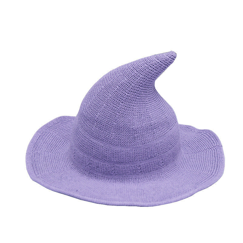 European American Halloween Wool Wizard Hat