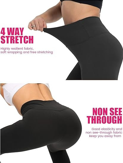 Cropped High-Rise Leggings – Moon Cat Print Workout Pants