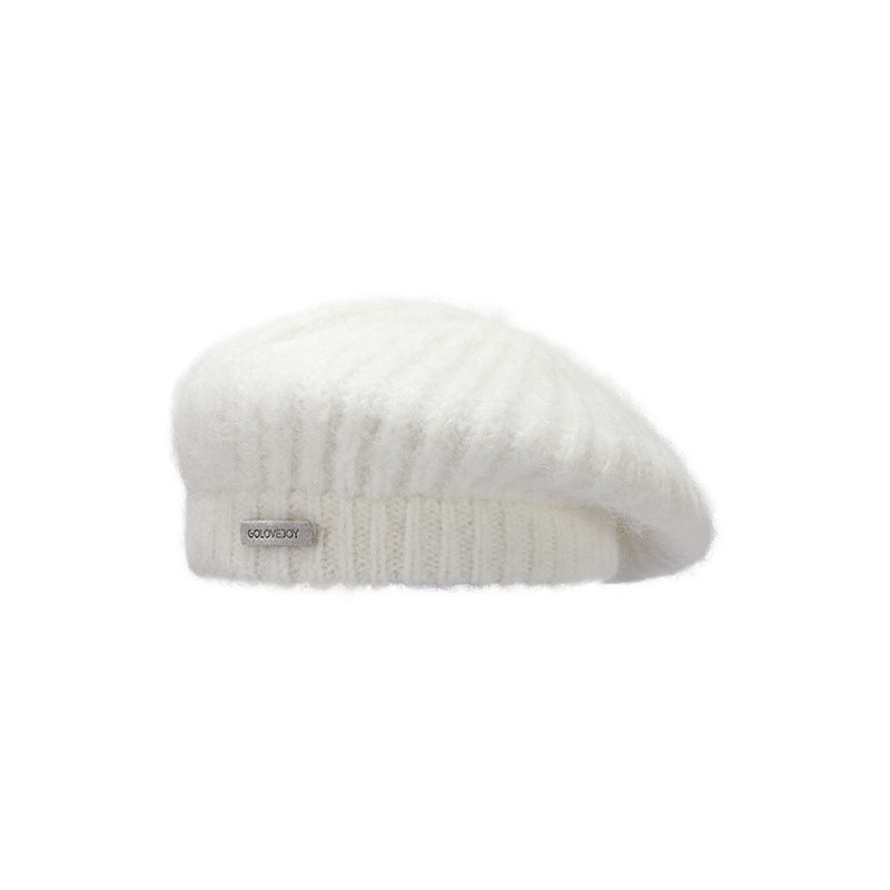 Women’s Cozy Wool Knit Beanie – Soft Warm Fall & Winter Hat