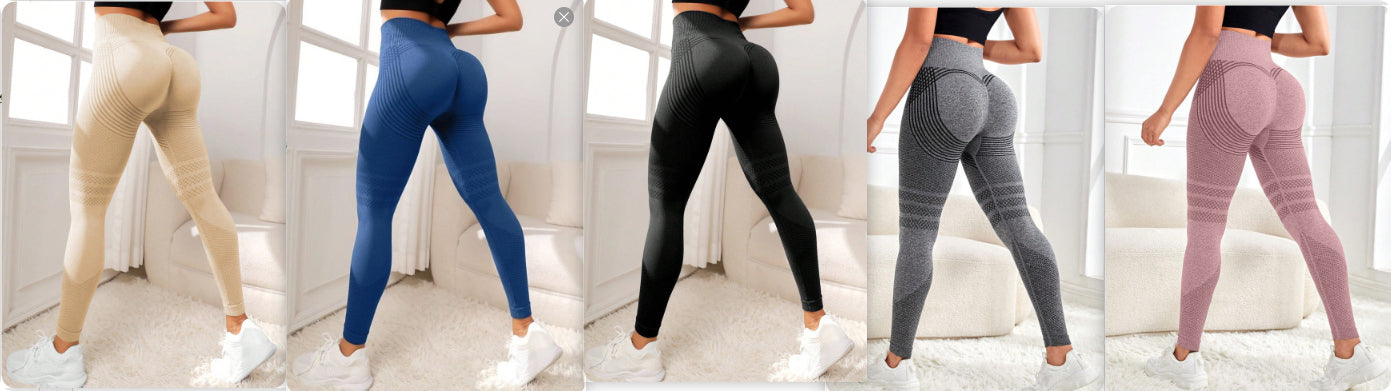 Hip-Lifting High-Waist Leggings for Women – Sculpting Stretch Sport Pants
