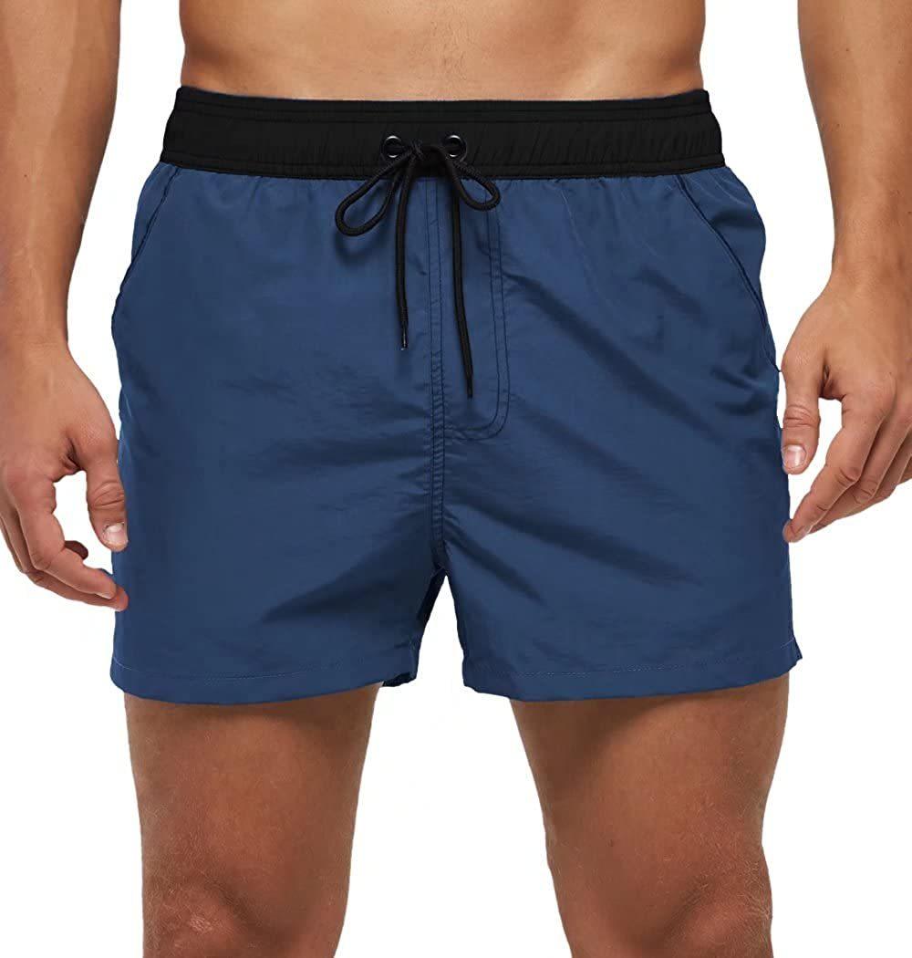 Men's Quick-Dry Swim Shorts with Mesh Lining