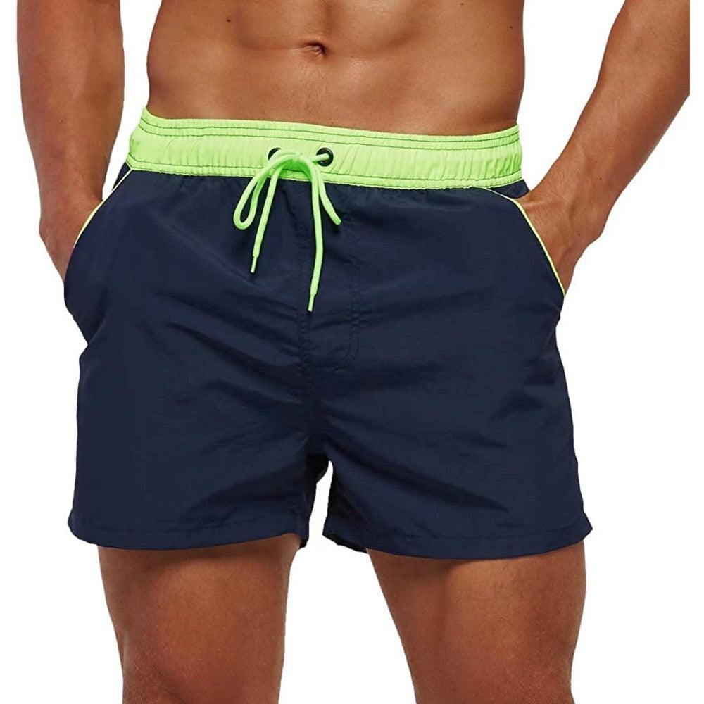 Men's Quick-Dry Swim Shorts with Mesh Lining