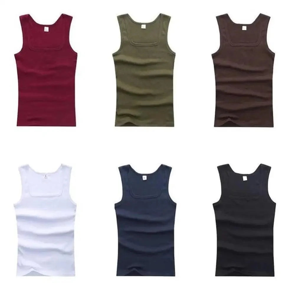 Men's Plus Size Sleeveless Gym Tank Top Casual Fitness Summer Vest